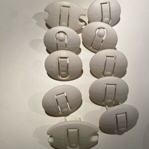 3 for $10 - Safety 1st White Outlet Cover Locks - Pack of 10